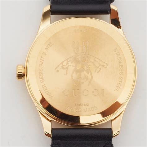 gucci 126.4 watch gold|Gucci watch model 126.4.